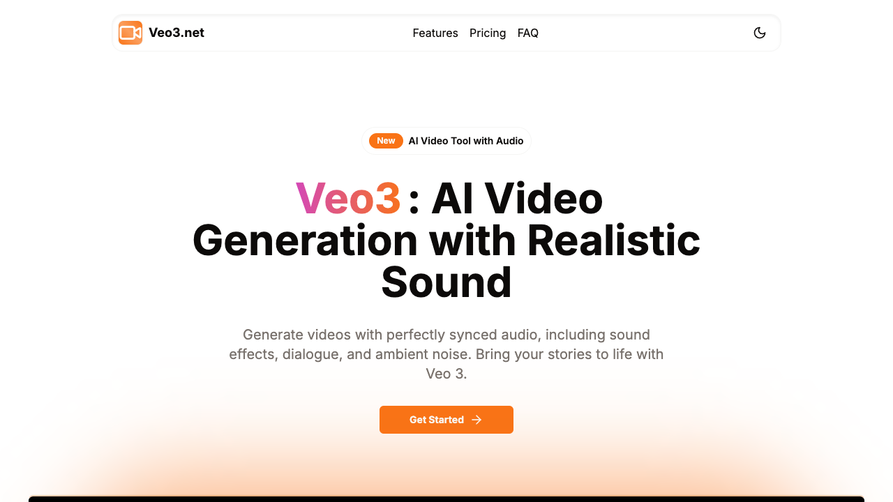 veo3 - An AI video generator that creates stunning videos from text prompts video-generation AI filmmaking