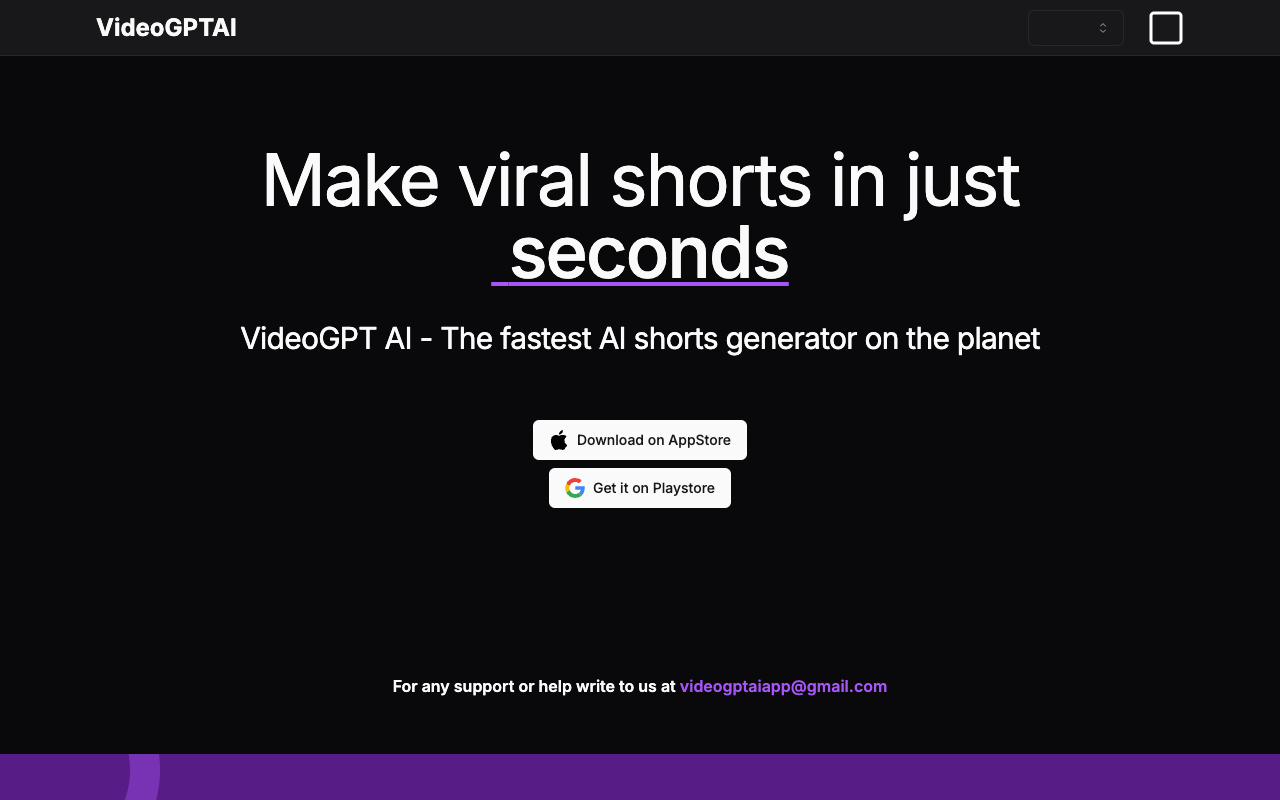 VideoGPTAI - AI Shorts Generator by Cades.dev AI Video