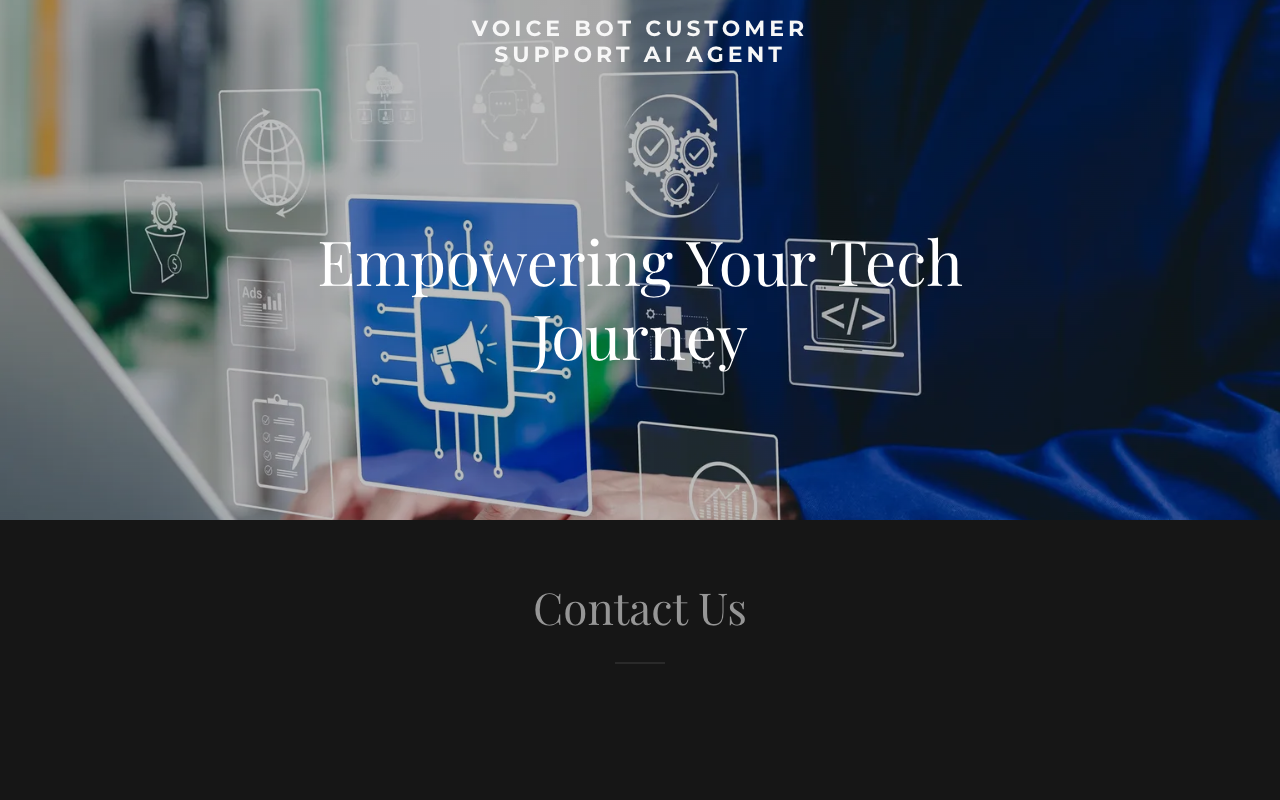 Voice Bot Customer Support AI Agent - 24/7 Multilingual Voice Support Powered by AI AI customer-support voice-assistant
