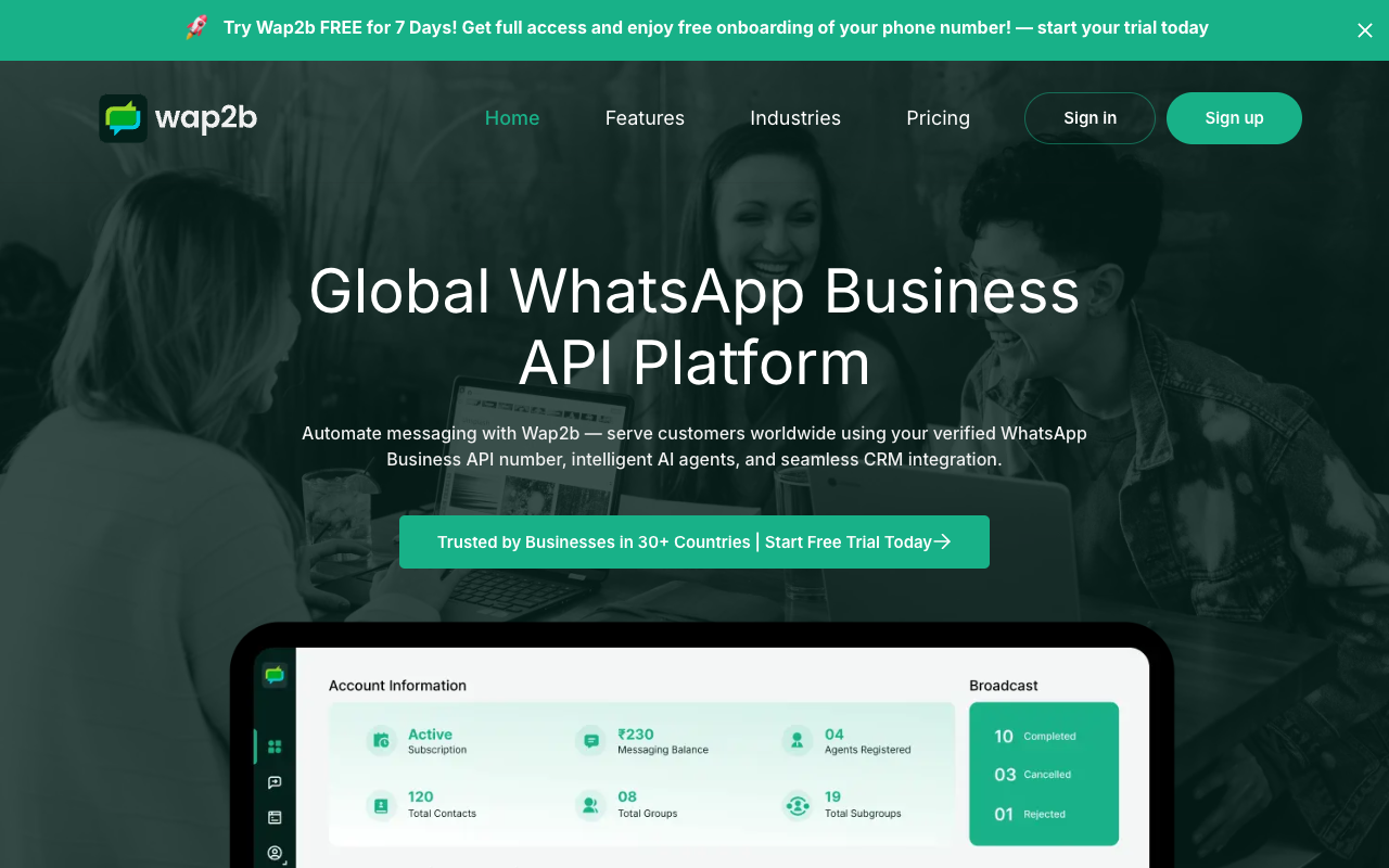 Wap2b：全球企业WhatsApp营销自动化神器，助力高效客户沟通