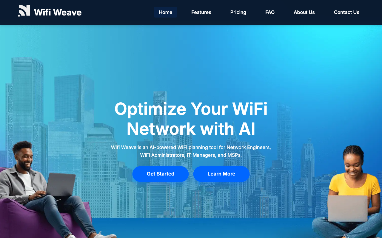 WiFi Weave - Design your Wi-Fi yourself like a pro in minutes WiFi AI network-optimization