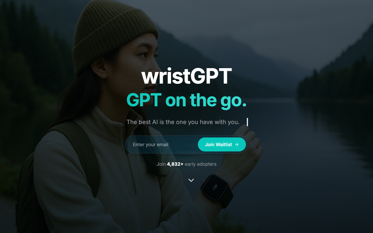 WristGPT - An AI assistant for your Apple Watch that keeps you connected and distraction-free AI Apple Watch assistant