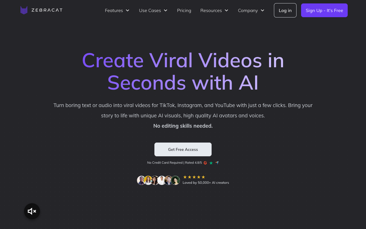 Zebracat 2.0 - Revolutionizing Video Creation with AI AI Video Marketing