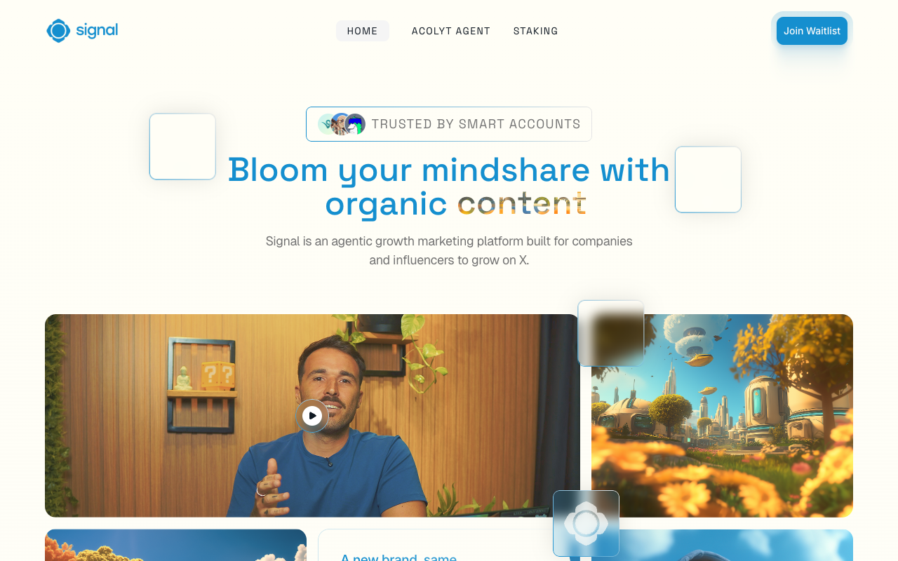 Acolyt - An AI-powered social media manager that helps you grow your brand effortlessly AI social-media growth
