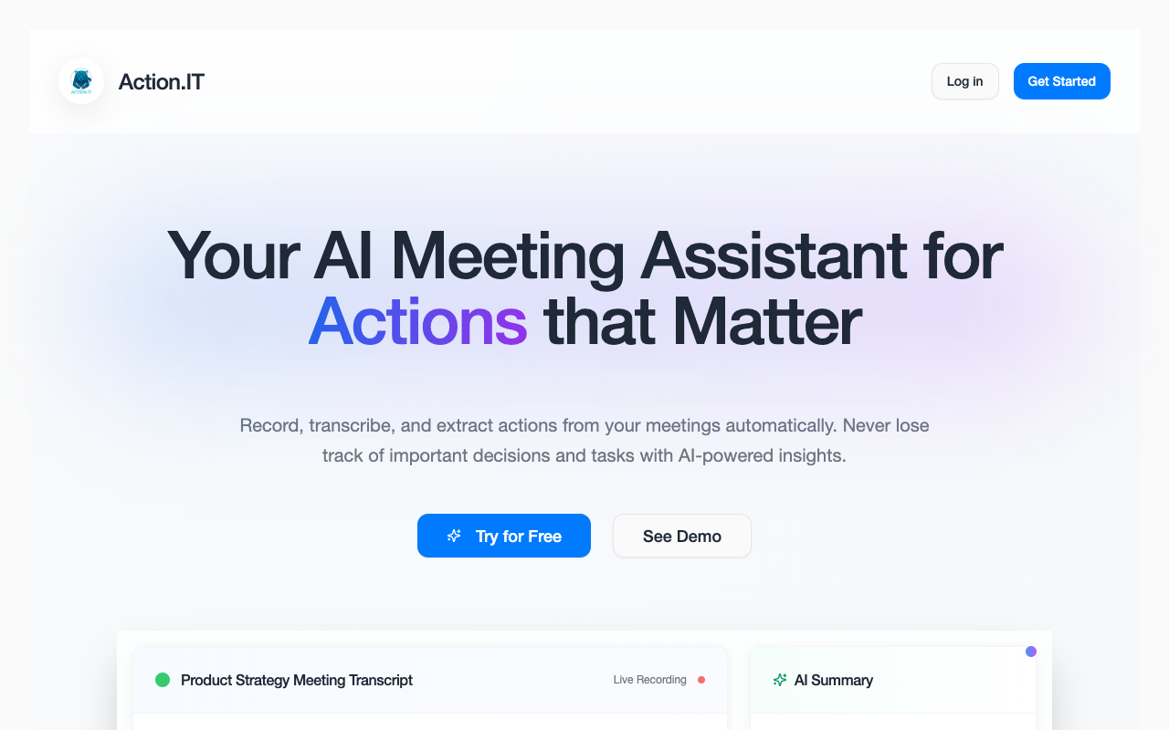 action.it - The Ultimate AI Copilot for Engineers AI engineering copilot