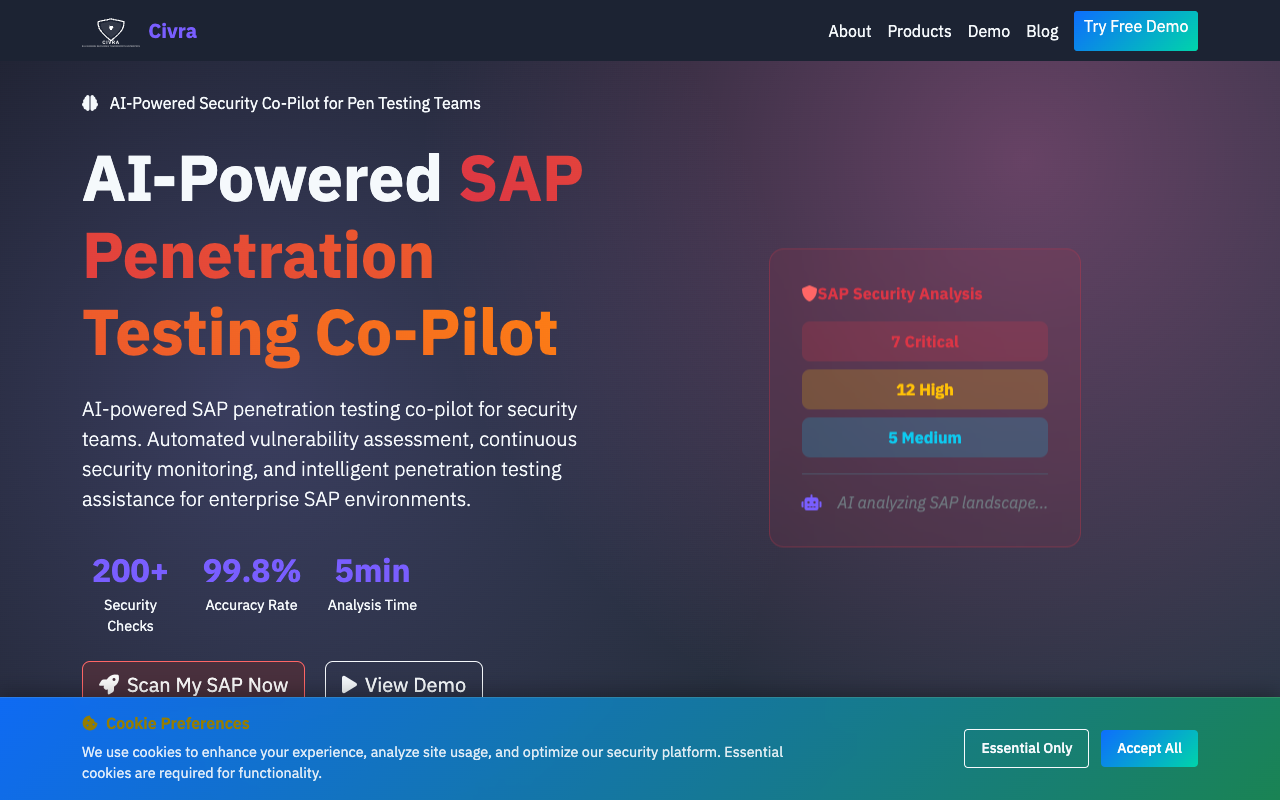 AI-Powered SAP Penetration Test Co-Pilot - An intelligent security assistant for enterprise SAP penetration testing SAP penetration-testing AI