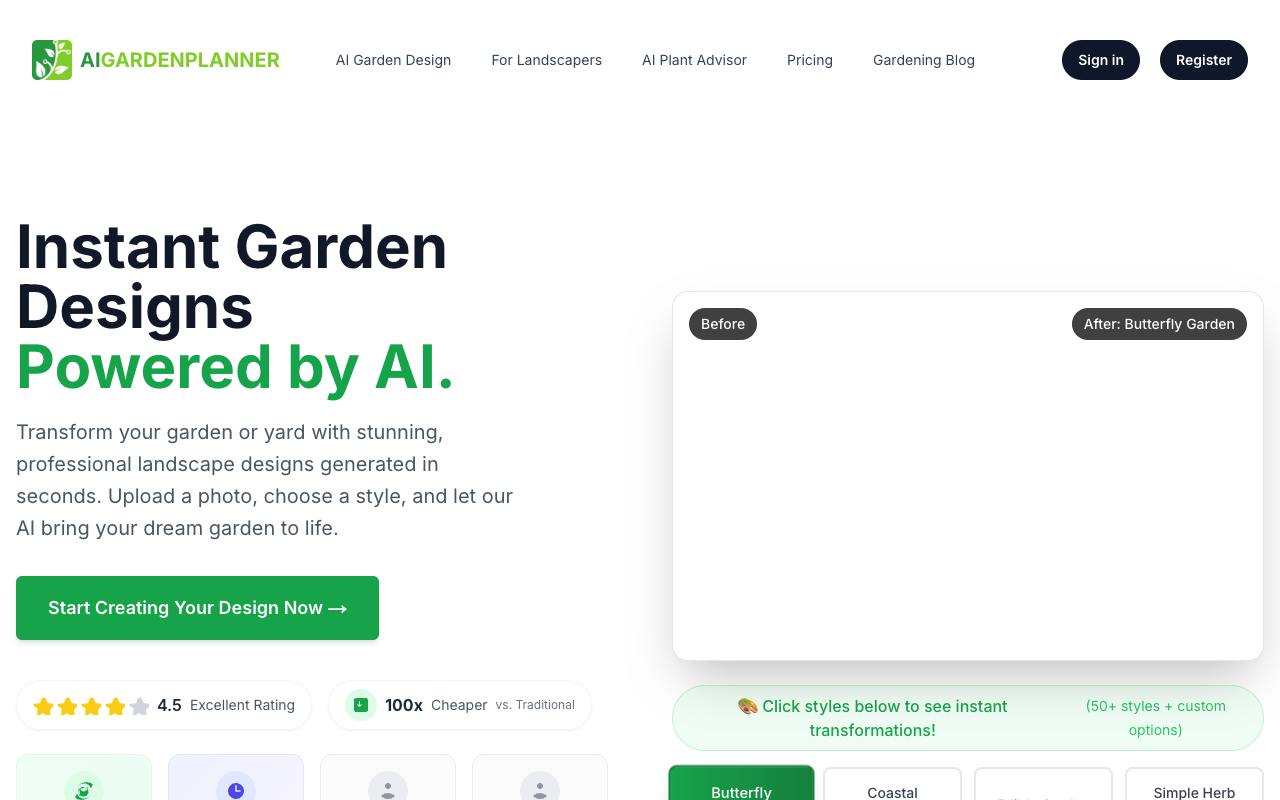AIGardenPlanner - Your Ultimate AI Garden Design Solution AI Gardening