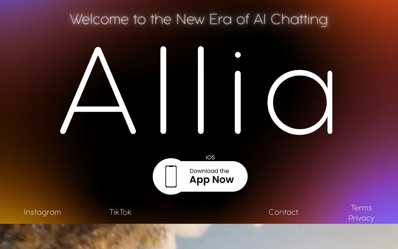 Allia - A universe of AI companions for support, fun, and connection AI companionship emotional-support