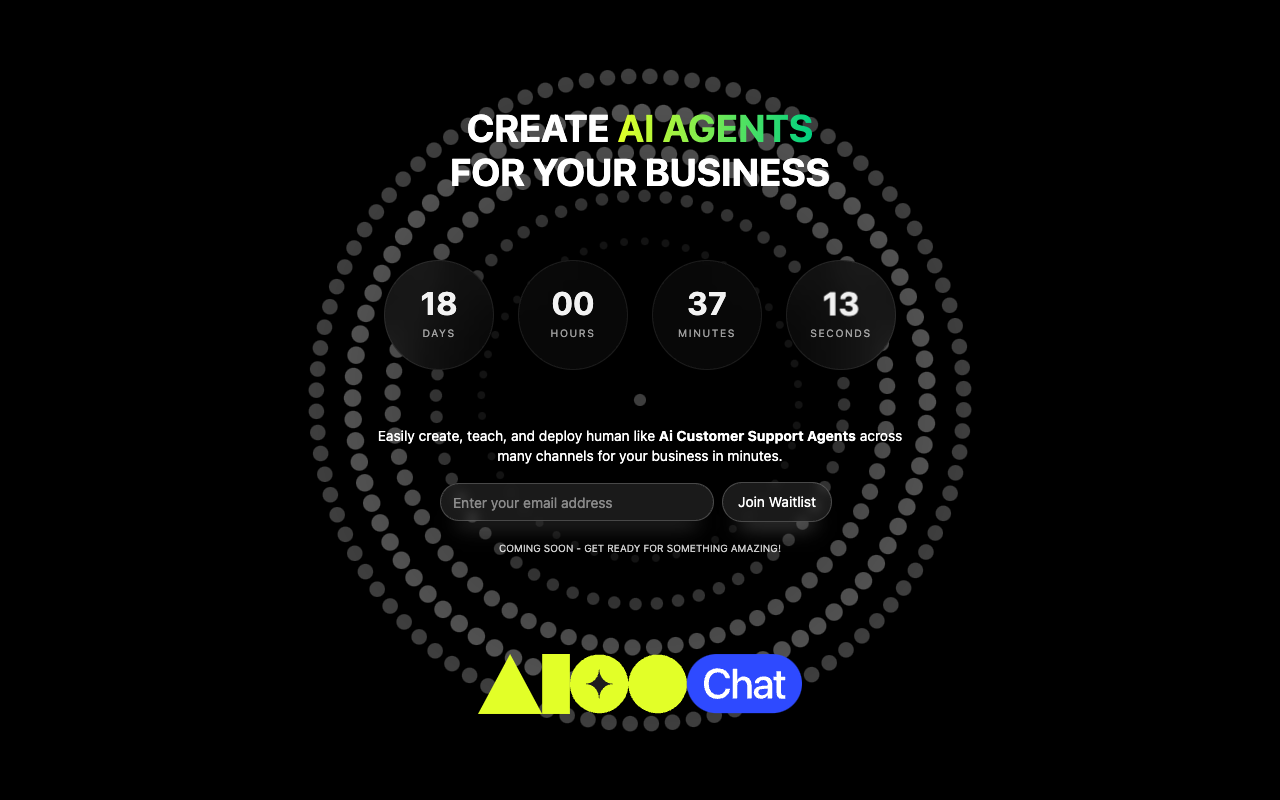 AlooChat! - Create AI agents for your business in minutes! AI customer-support automation