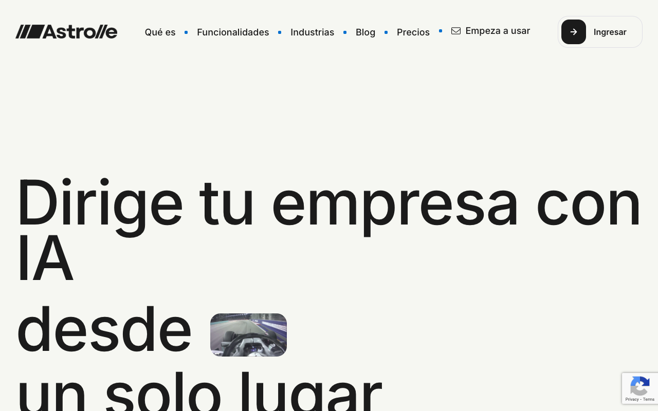 Astrolle - An AI solution to help organize your business efficiently AI business-organization workflow