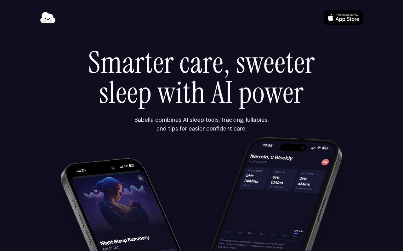 Babella - Your AI Assistant for Better Baby Sleep and Parenting baby-sleep AI parenting