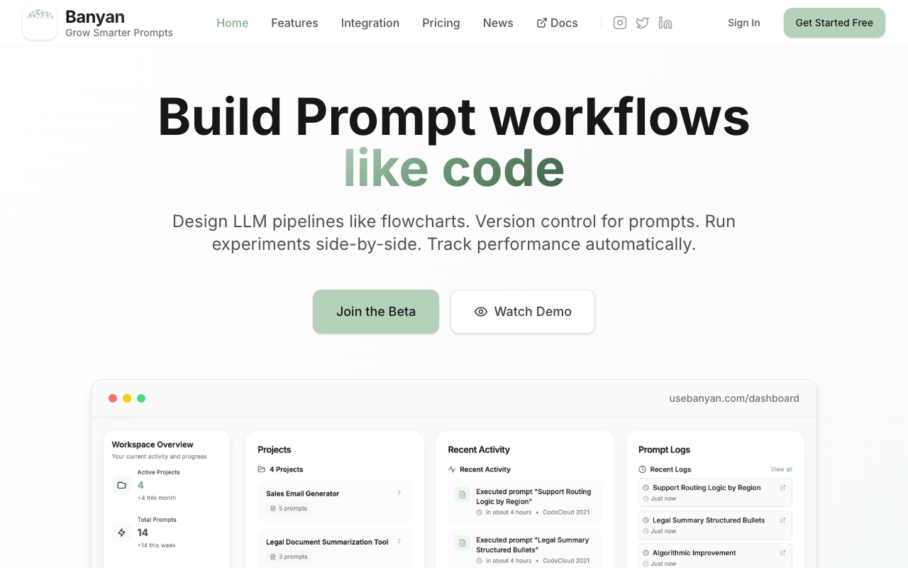 AI提示词管理革命：Banyan如何让团队像开发软件一样高效构建与部署AI指令？