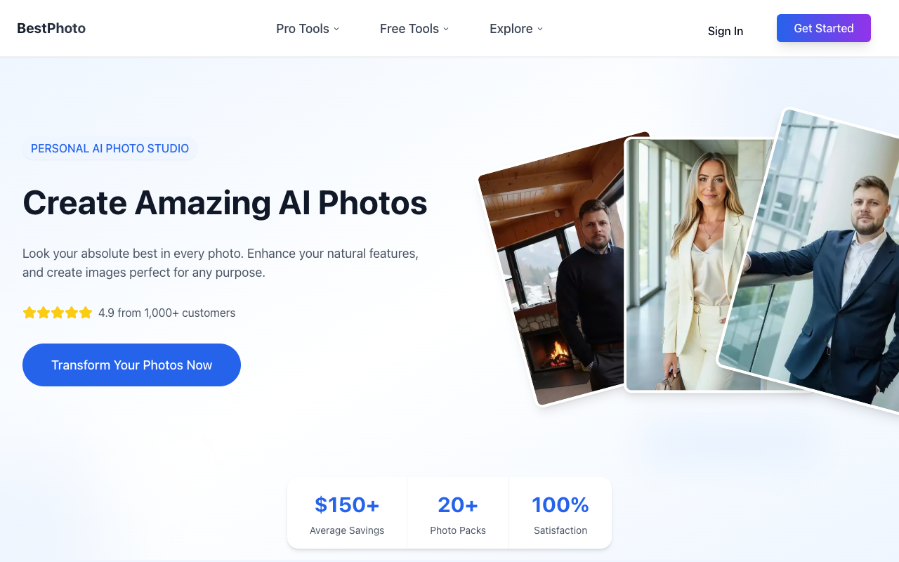 BestPhotoAI - Enhance Your Photos with AI for a Perfect Look AI photo-editing image-enhancement