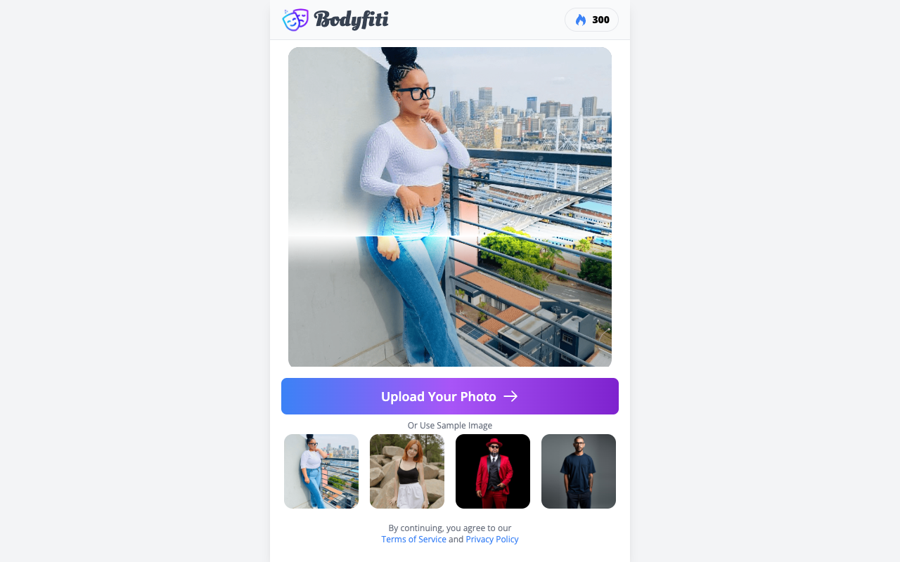 BodyFiti - Visualize your dream body with AI-powered transformations AI body-transformation fitness