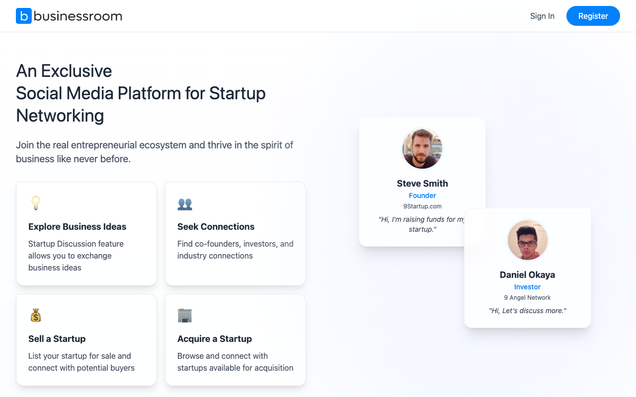 创业新生态!Businessroom:专为创业者打造的全球连接平台