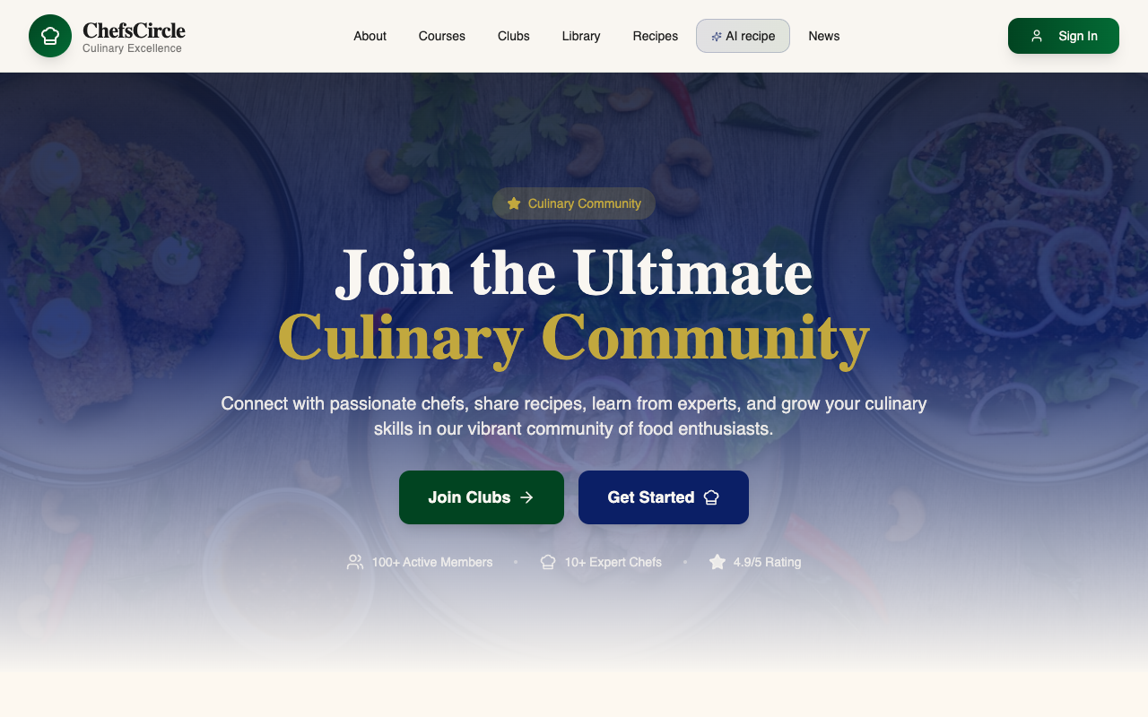 AI赋能，游戏化社交烹饪新体验：ChefsCircle让下厨成为冒险之旅