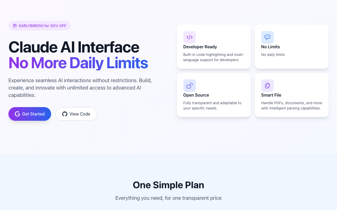 Claude UI - Enhance Your Chat Experience with Unlimited Conversations AI Chat