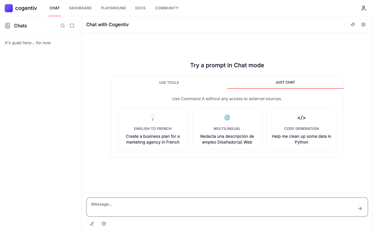 Cogentiv - An AI-powered tool that transforms your thoughts into structured action plans AI productivity action-planning