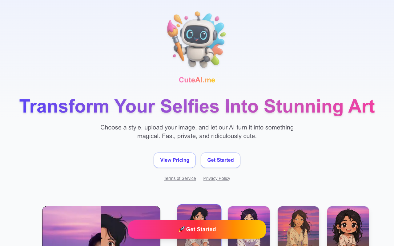 一键变身二次元偶像!CuteAI人工智能工具,让你的自拍秒变动漫风艺术大片