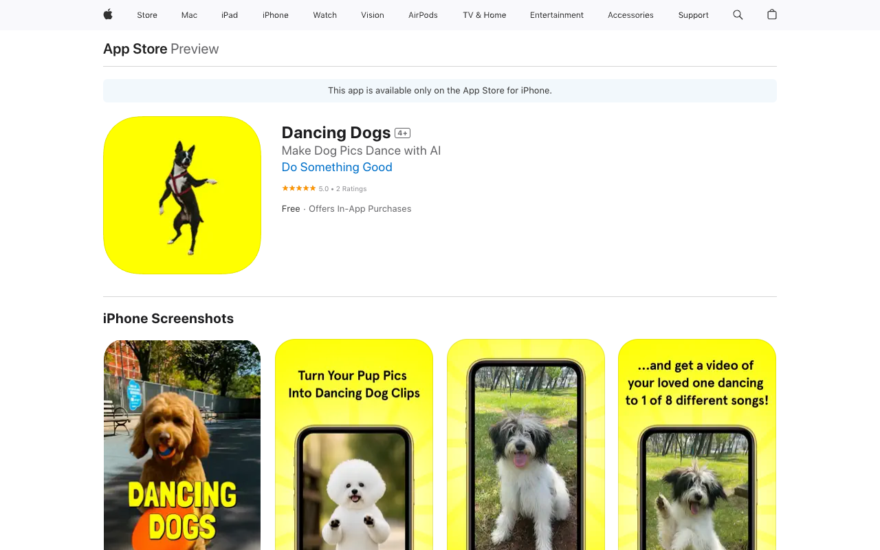 Dancing Dogs - Turn your dog’s photos into fun dancing videos with AI dogs AI video