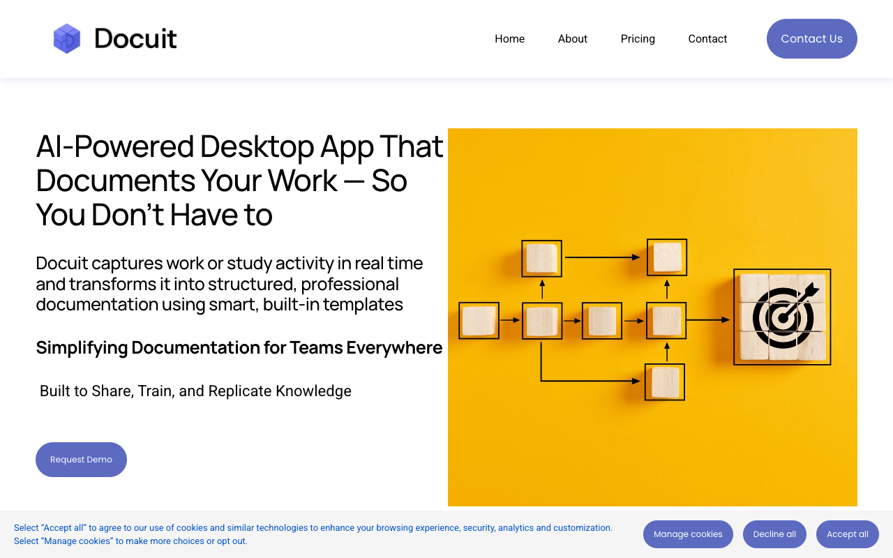 Docuit - An AI-powered desktop app that automates documentation for work and study documentation AI productivity
