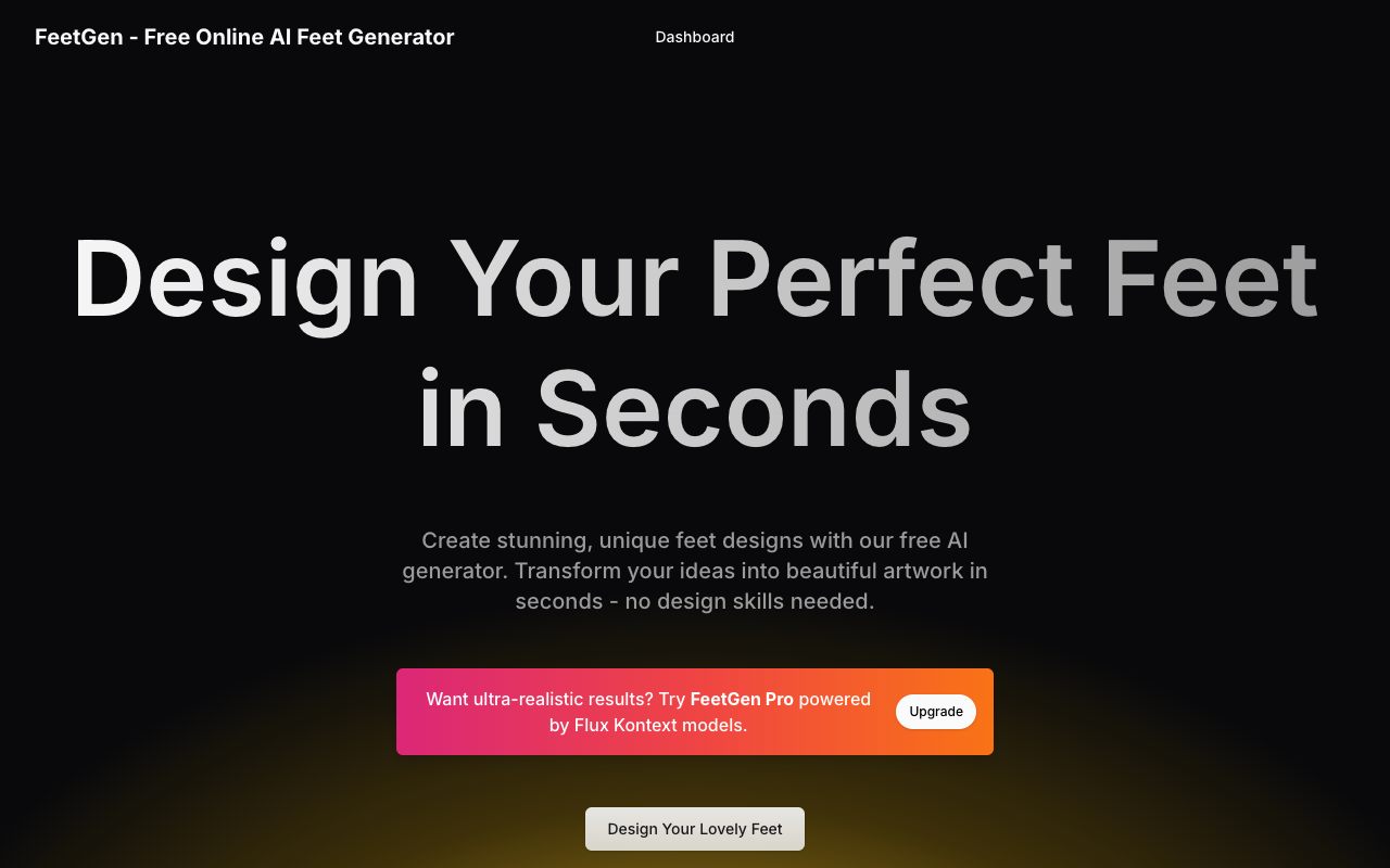 FeetGen - Create Stunning AI-Generated Feet Designs Instantly AI feet design