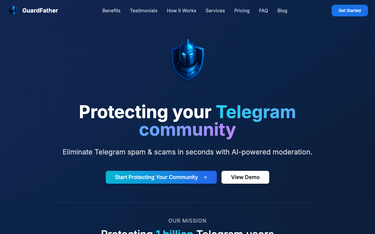 GuardFather - An AI security assistant that monitors, detects threats, and blocks spam and scams AI security spam-blocker