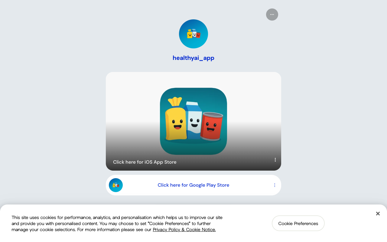 HealthyAI - A smart nutrition scanner that helps you understand what you’re eating nutrition AI health