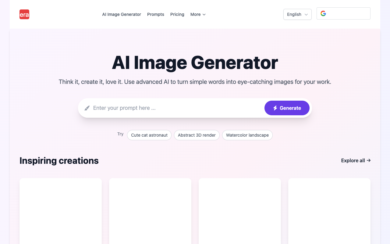 AI绘画革命：imageera一键文生图，零基础秒出高清大片！