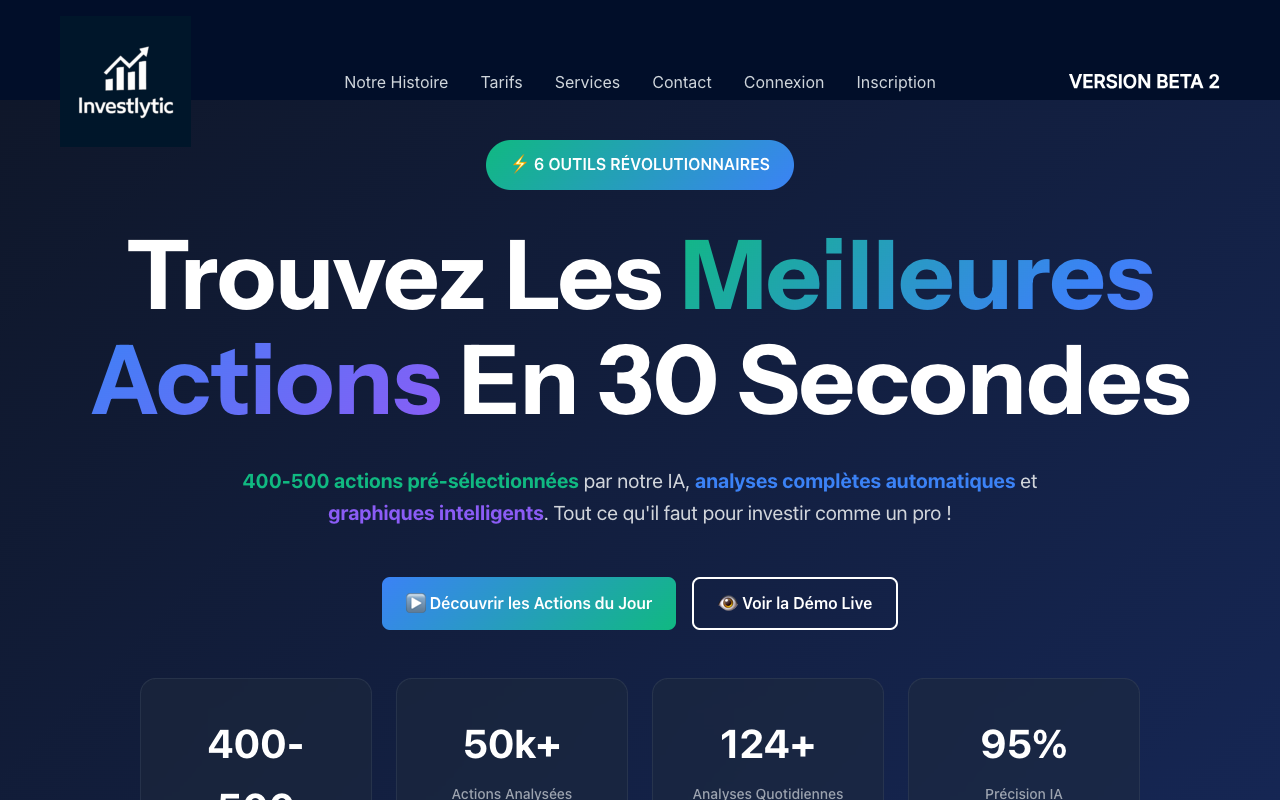 Investlytic - An AI-powered tool for automatic stock analysis and opportunity detection stock-analysis AI investment-opportunities