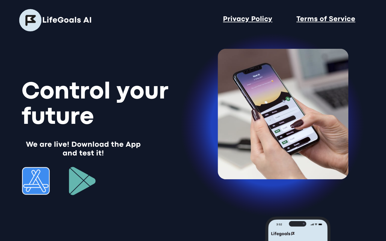 Lifegoals AI - An AI-powered app to help you define and achieve your life goals AI personal-development goal-tracking