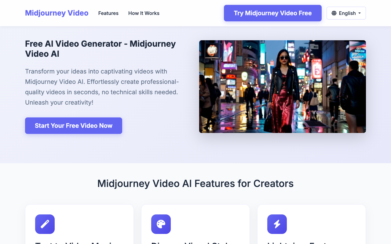 免费无门槛！Midjourney Video AI：文字秒变高清大片，颠覆你的视频创作体验