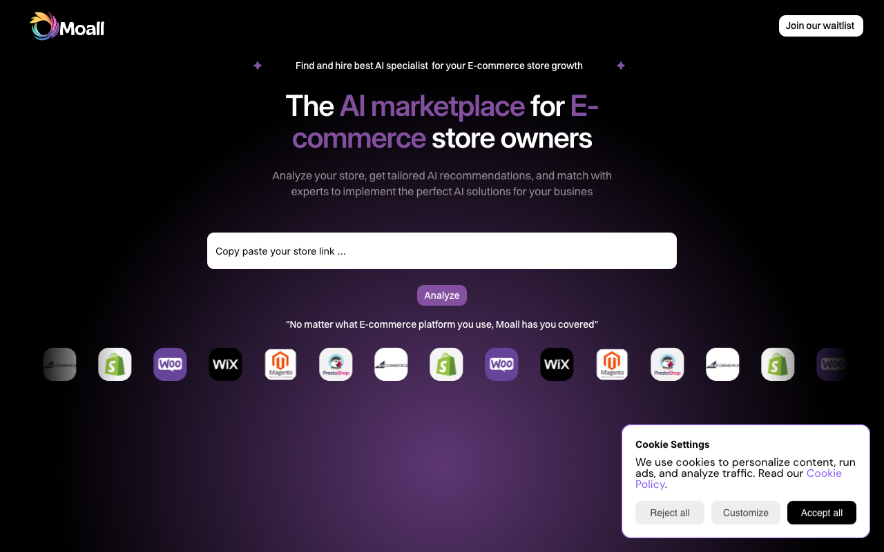 AI赋能电商新增长:Moall一站式智能优化平台,驱动业绩飙升