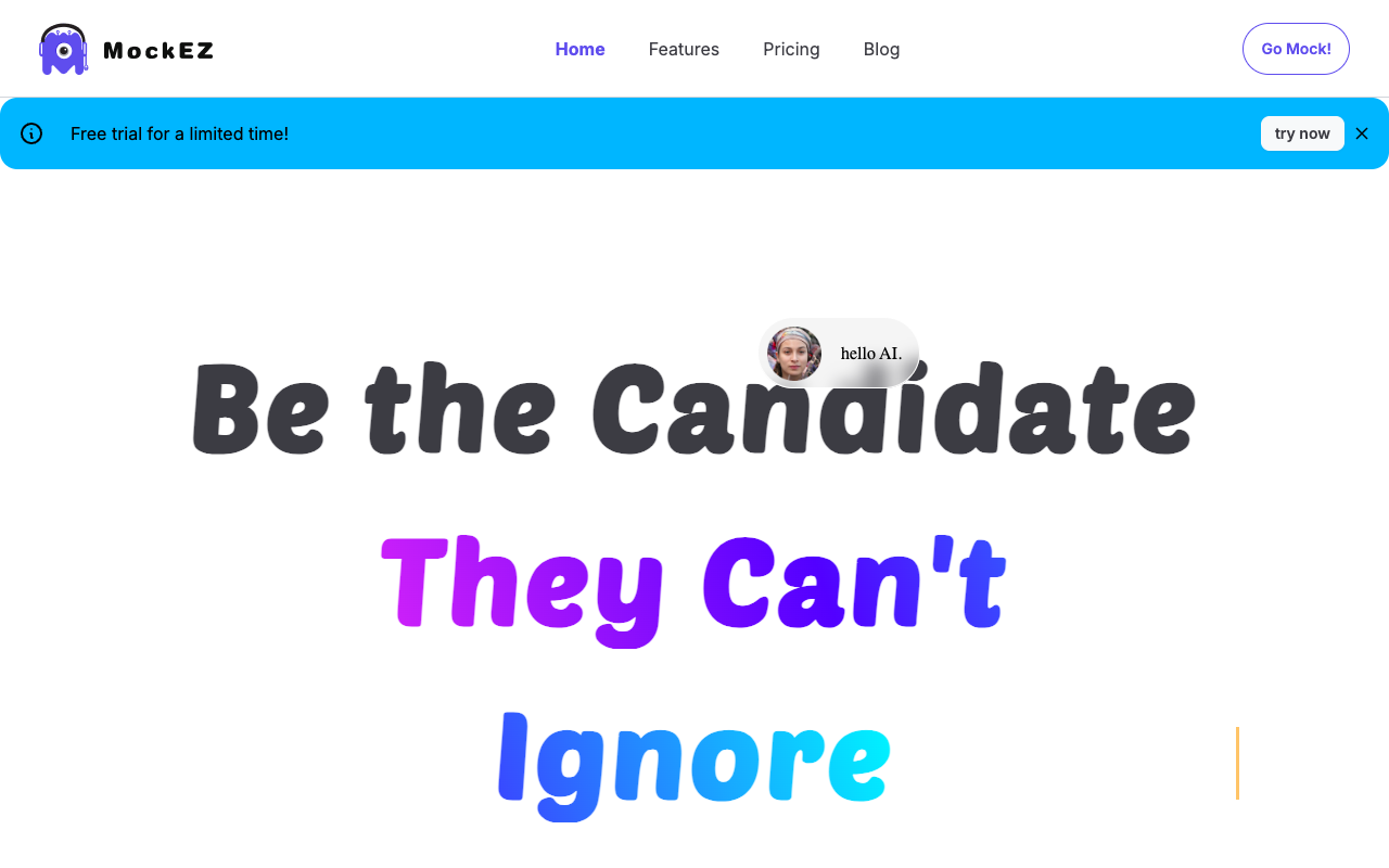 MockEZ - A Human+AI job prep tool for mastering interviews and optimizing resumes job-preparation AI mock-interviews