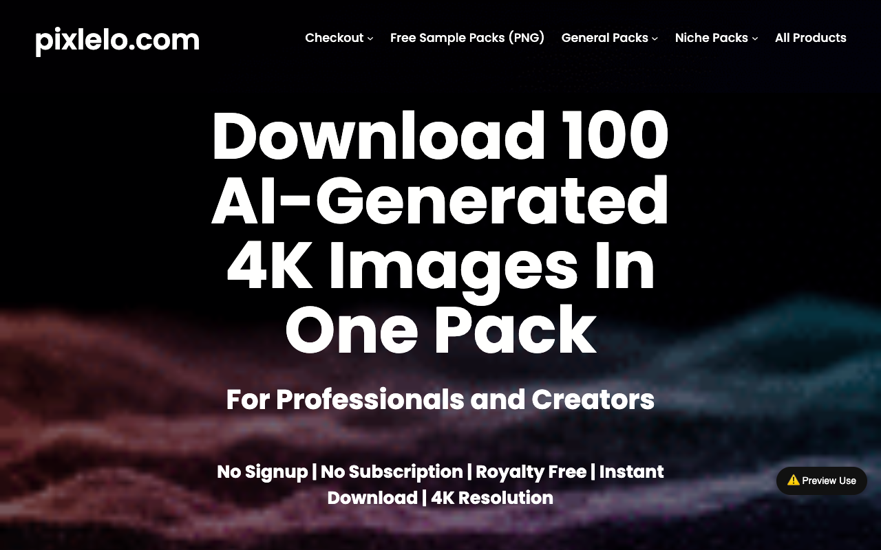 Pixlelo.com - Download 100 AI-generated stock image packs for your creative needs AI stock-images royalty-free