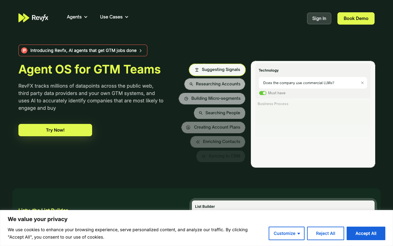 Revfx - Discover Lookalike Accounts with AI-Powered Precision AI lookalikes customer-segmentation