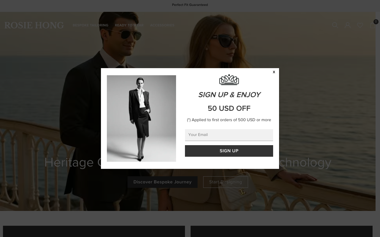 Rosie Hong - Bespoke tailored fashion from home, powered by 3D scan & AI bespoke fashion technology