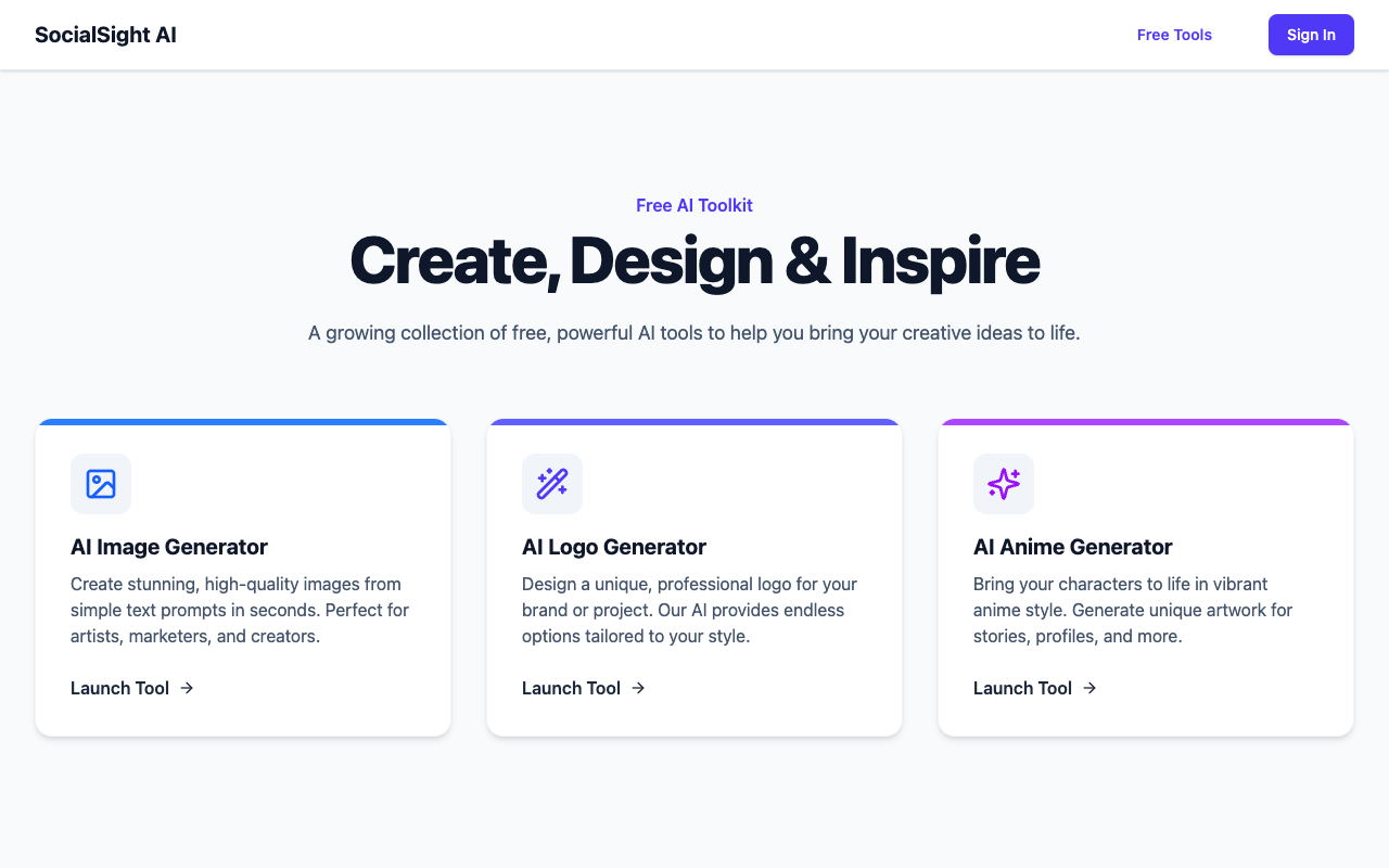 免费AI工具新纪元：SocialSight AI助你秒变创意大师！