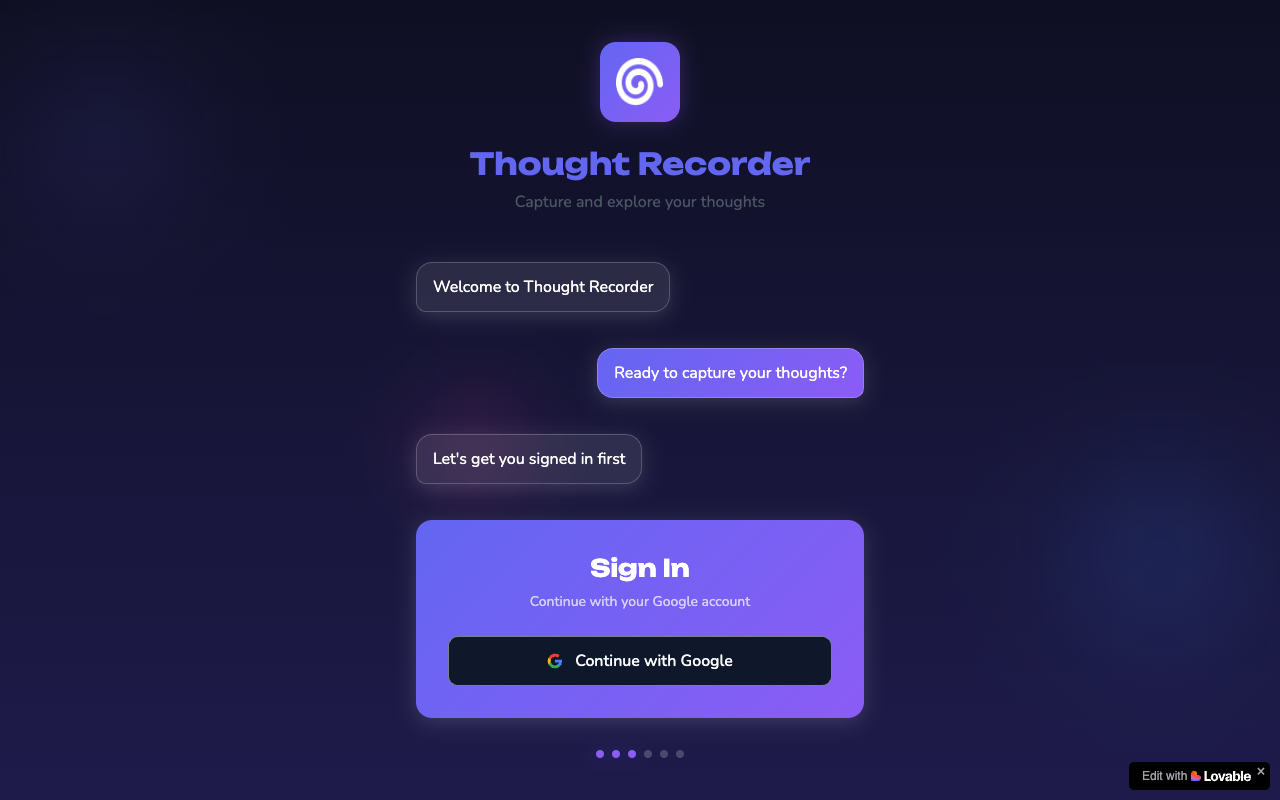 解锁思维密码：Thought Recorder 带你洞察内心循环，提升心智健康
