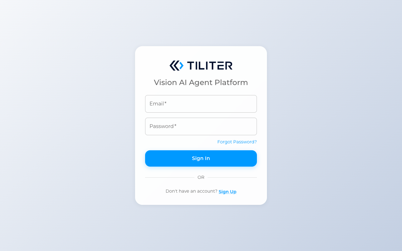 Tiliter Vision Agent Platform - A powerful AI tool for visual tasks AI visual-recognition automation
