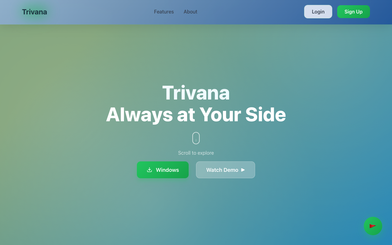 Trivana - Your AI assistant that helps you with everything, always by your side AI productivity assistant