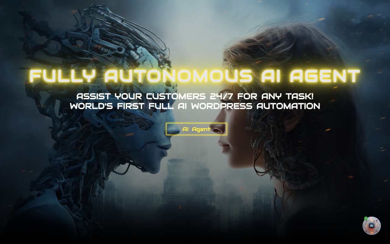 World’s 1st full AI WordPress automation - An AI agent that automates customer assistance and workflows AI WordPress automation